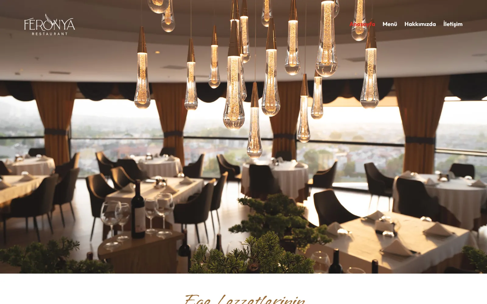 Feronya Restaurant web sitesi